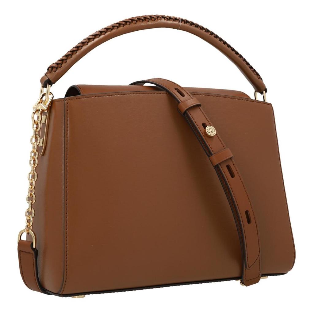 Michael Kors Karlie Logo Solid Chain Crossbody Bag Women handbags Brown 30F1GCDS2L-230