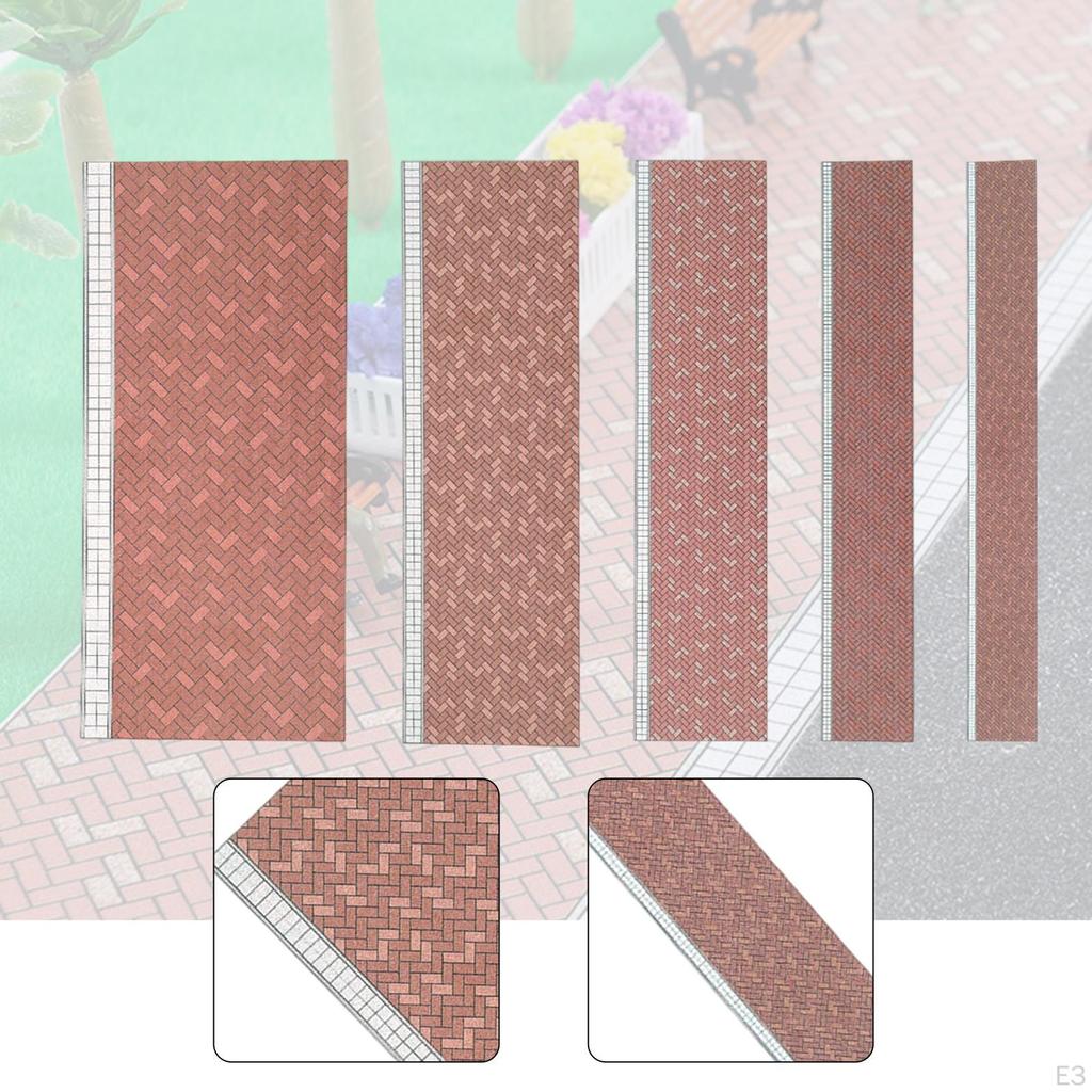 Сделай сам Миниатюрный Кукольный Домик Напольное Покрытие, Декоративное Микропокрытие, Узоры, Плитка для Мебели в Прихожей