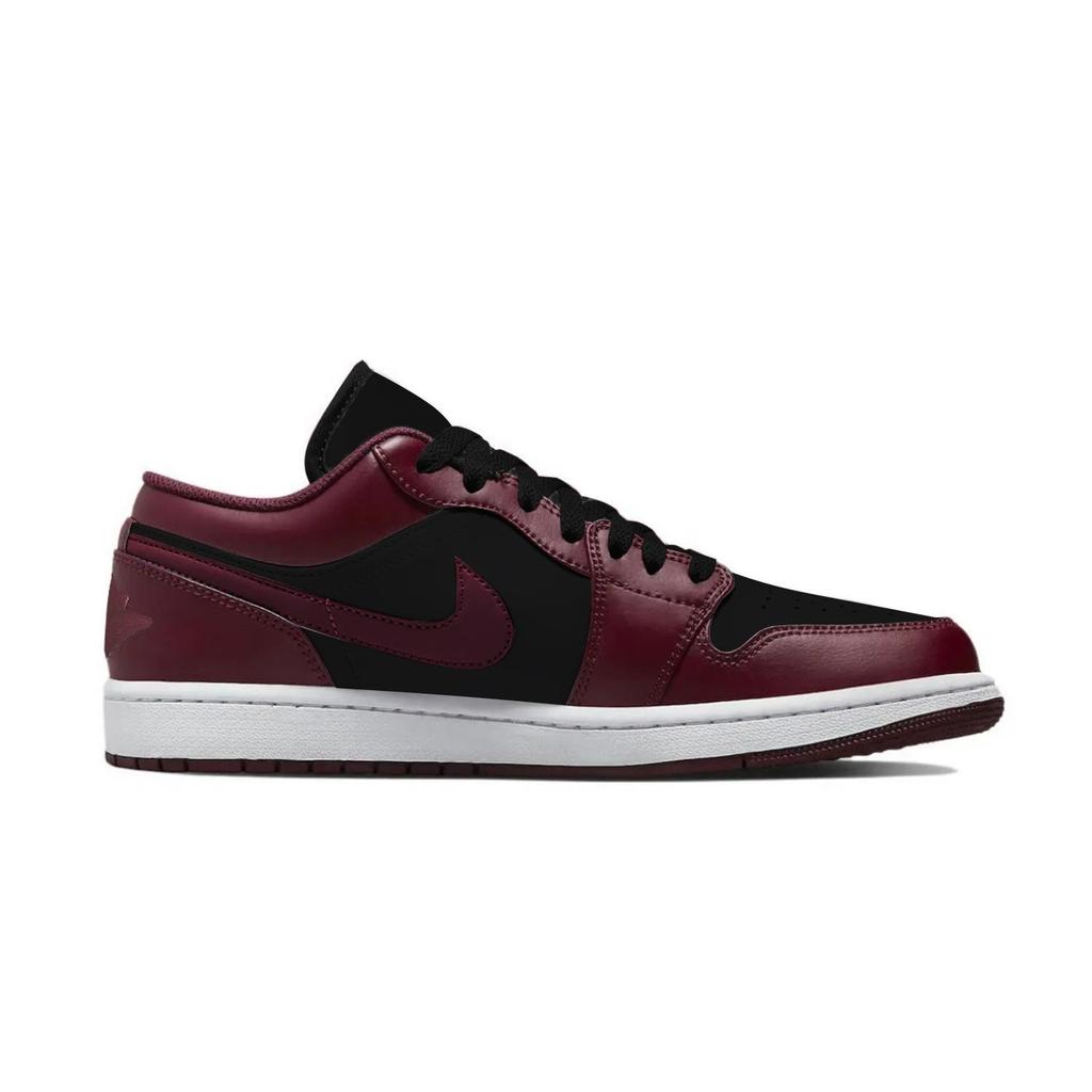 Jordan Air Jordan 1 Износостойкие Низкие Винтажные Баскетбольные Кроссовки Унисекс Красный Черный HF3148-102(Team701-F-B)