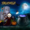 Fogger Fog Machine Party Prop Light LED Witch Pot Halloween Decoration Smoke Machine Fog Maker