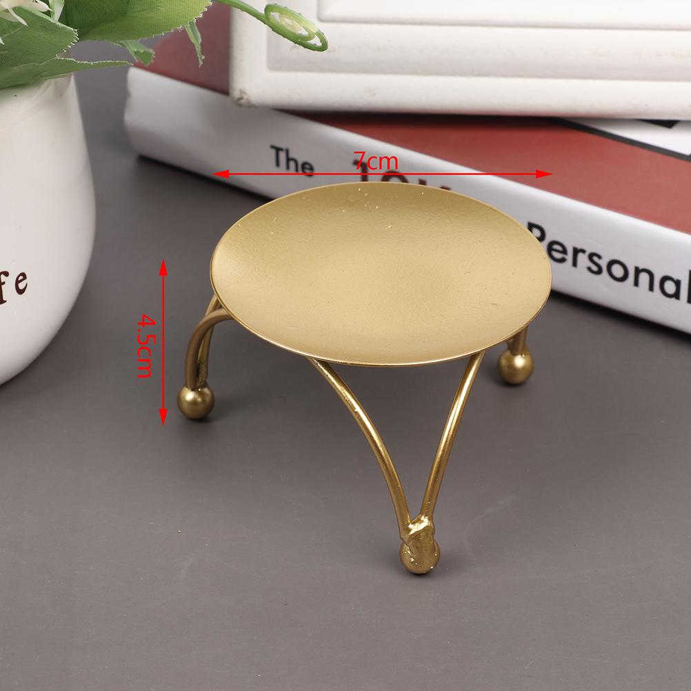 Подсвечник из скандинавского золота и железа, креативный подсвечник, декоративный подсвечник для стола