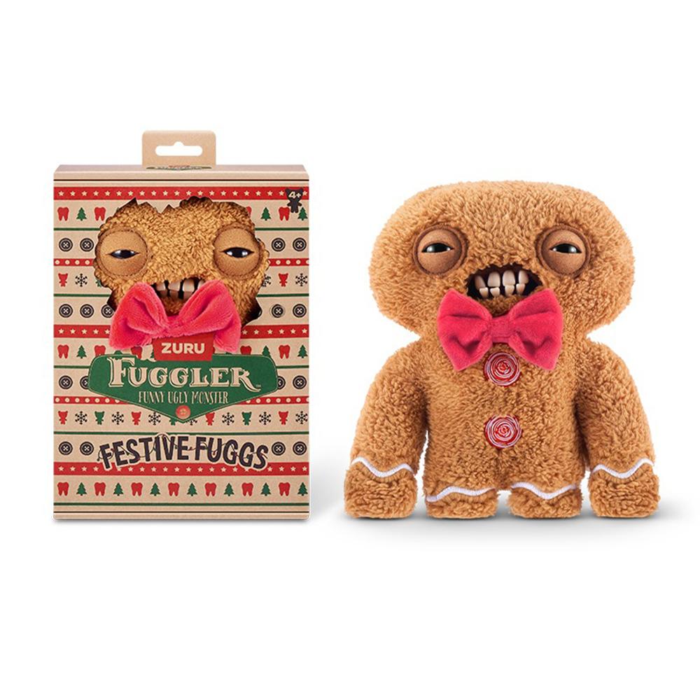 Fuggler Милый Монстр Фестивальная Серия Плюшевая Игрушка Олень Снеговик Рождественский Пряник Kawaii Забавный Модный Кукла Пелуш Подарки