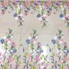 Colorful Floral Embroidery Lace Fabric Sewing for Bridal Dress Gown 90*150cm