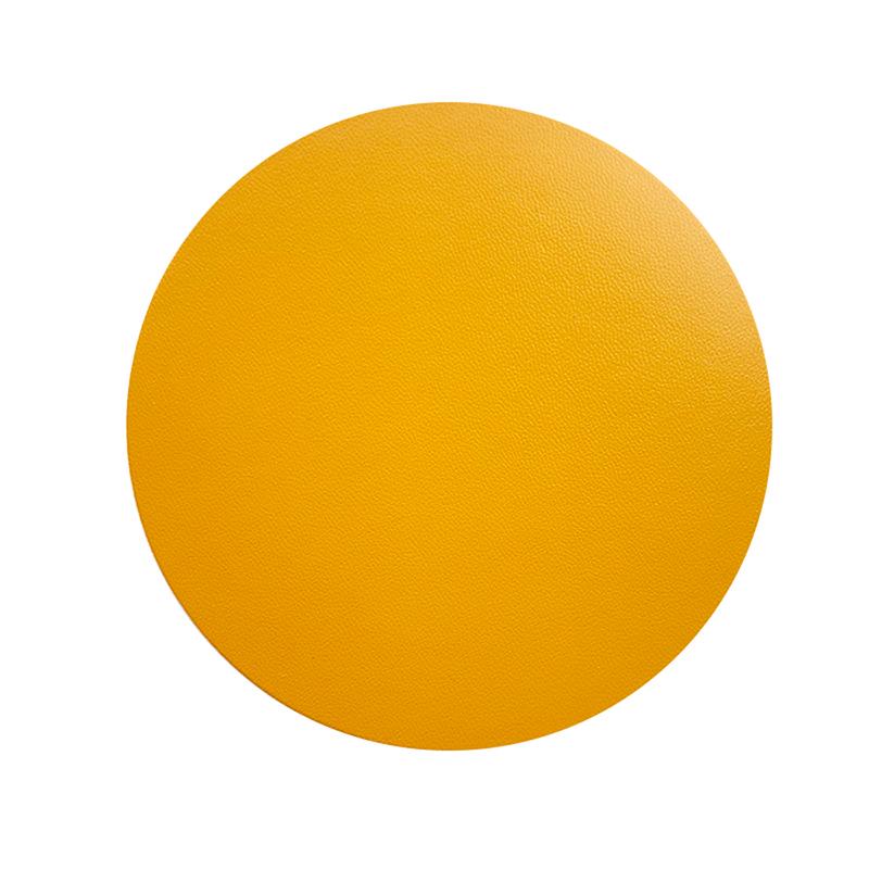 Двусторонние водонепроницаемые нескользящие подставки Cross-Border из искусственной кожи - настраиваемые изоляционные прокладки с корпоративным логотипом