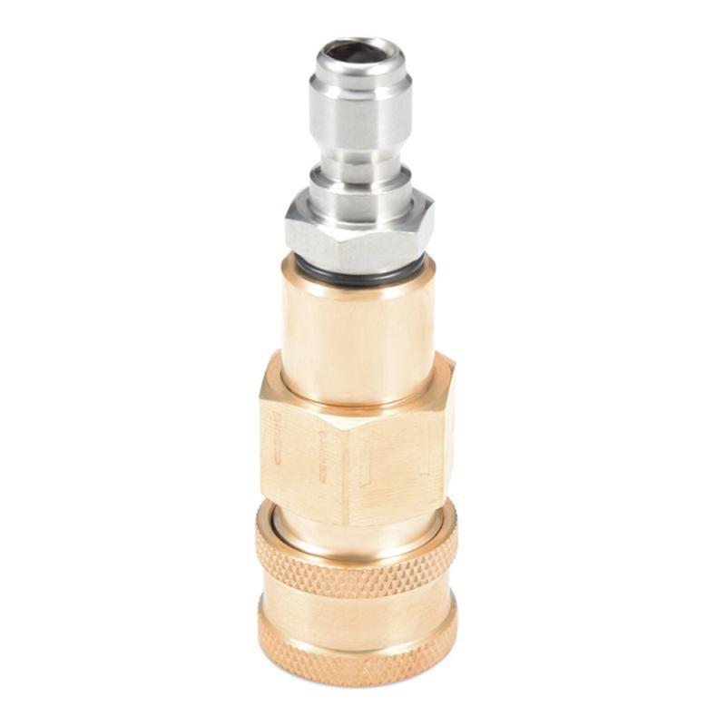 Адаптер для аксессуаров для автомойки, регулируемая насадка для водяных пистолетов высокого давления, подключение 1/4 быстросъемное соединение