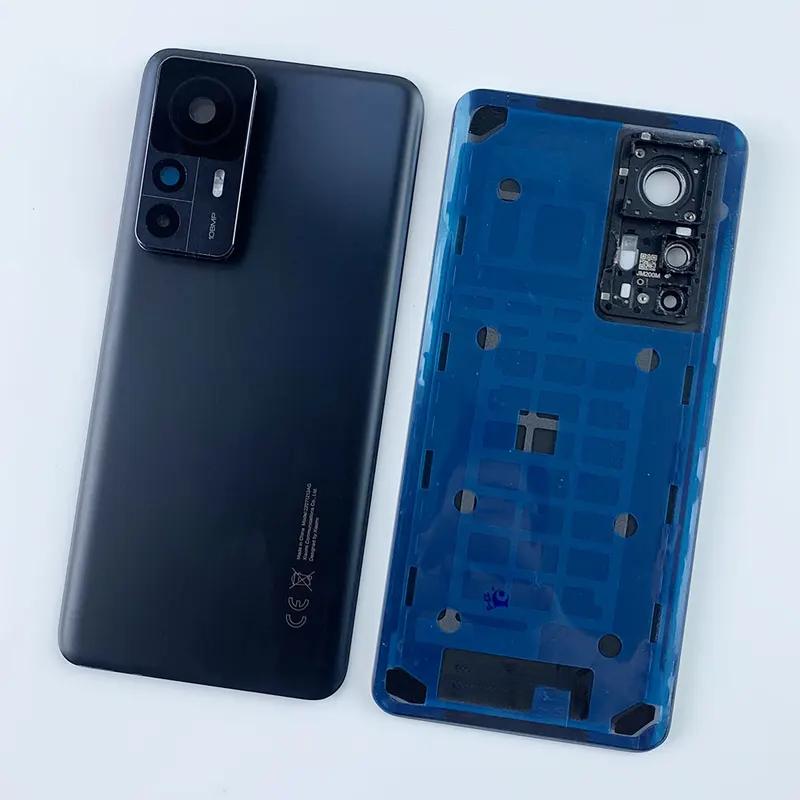 Для Xiaomi 12T задняя крышка батарейного отсека для Xiaomi 12T Pro задний корпус стеклянная дверь запасные части