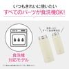 Zojirushi stainless steel mug 650ml easy carry handle type dishwasher safe seamless lid only 2 points maintenance Ecru SM-RS65-WZ.
