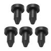10pcs Kayak Drain Plug Kit Silicone Black 1.25in Length Universal Drain Holes Bung for Fishing Boats
