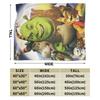 S-Shreks Wool Blanket Donkey Comedy Anime Funny Throw Blankets for  Sofa Bedding Lounge Quilt,