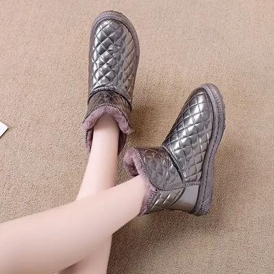 Модная обувь для женщин, ботильоны с круглым носком 2024 года, белые, элегантные, на низком каблуке, женские зимние ботинки, распродажа, горячая весна, плюшевые, удобные, 39