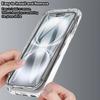 Прозрачный чехол 360° для защиты всего корпуса для iPhone 17 Air 16 16E 15 14 13 12 Mini 11 Pro Max Plus Двусторонний бампер