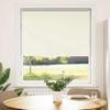 VidaXL Roller Blind Blackout Off-white Fabric Width 95.7 Cm, Day and Night Blind, Kitchen Blind, Blind 4011622