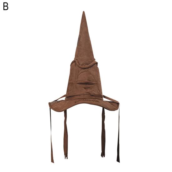 Женская шляпа ведьмы с драпировкой Хэллоуин Взрослый костюм волшебника для маскарада, карнавала, косплей-вечеринки, аксессуар