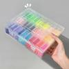 Прозрачные коробки для хранения бусин Perler DIY Большая прозрачная коробка для хранения Прозрачная крышка Органайзер для украшений