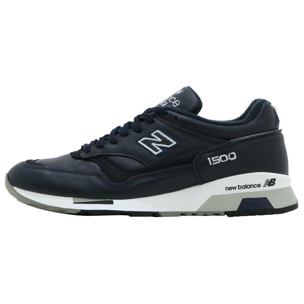 New Balance 1500 Темно-синие Кожаные Мужские Кроссовки Синие M1500NAV