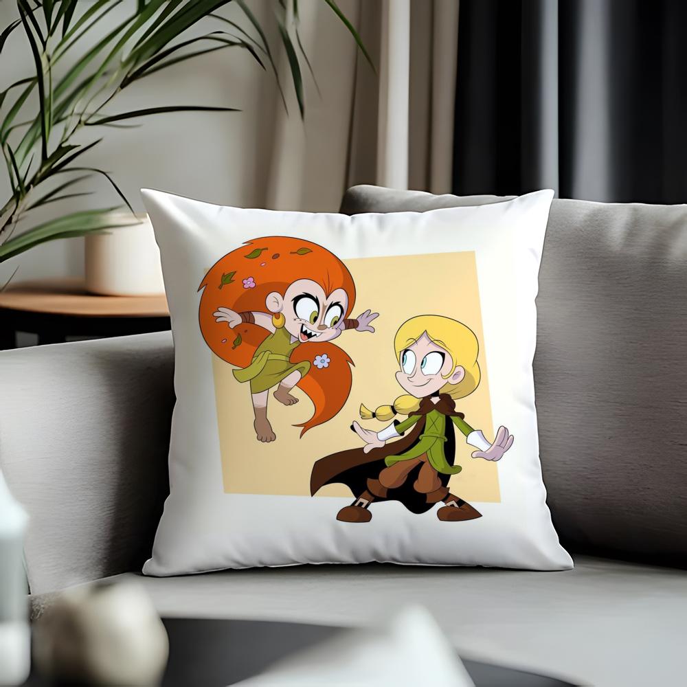 Trending Wwolfwalkersied Cushion Cover Antidustmite Pillowcase Invisible Zipper Silky Short Plush Sofa Cushion Cover