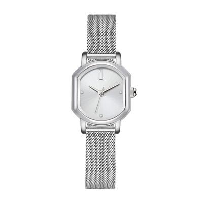 [BLANCHERE] BLANCHERE Ciel Classic Серебристая Точечная Сетчатая Квадратная Женские Металлические Часы BW10925L-WWWM