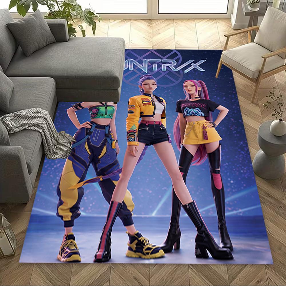 Dance Party Stars Area Rug Design for Game Room Bedrooms Dormitory Kitchen Antislip Carpet Office home decor