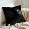 Cushion Cover  Linen  SkinFriendly Soft Decorative Case for Sofa Home Decor Charlie Puth Pillow cover