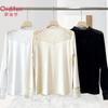 Women's Lace Base Shirt Autumn and Winter New Slim Fit and Slimming Long-Sleeved Top