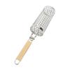 Rolling Grill Basket Open Close Type Stainless Steel Basket Wooden Handle Rolling Grilling Net for C