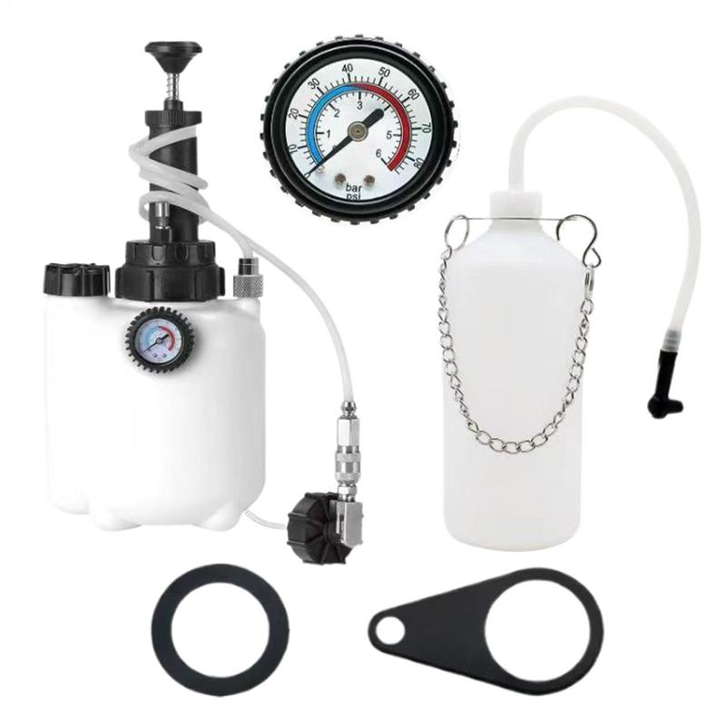 Автомобильный ручной комплект для прокачки тормозной жидкости 3 л вакуумный насос для тормозной жидкости профессиональный аппарат для промывки тормозов пневматический тормозной насос