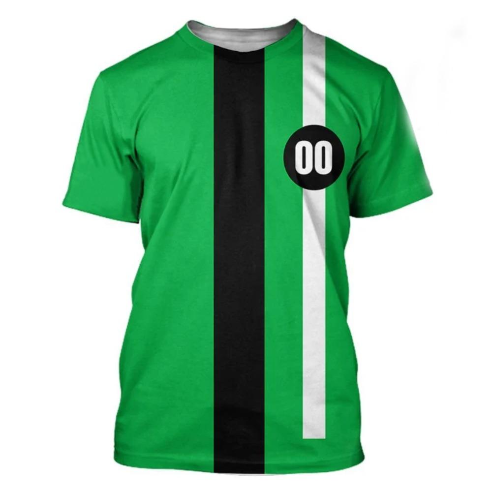 Ben10 Cartoon Anime 3D Print T-ShirtsWomen Casual Cosplay Streetwear Oversized Short Sleeve T Shirt Male Tees Tops