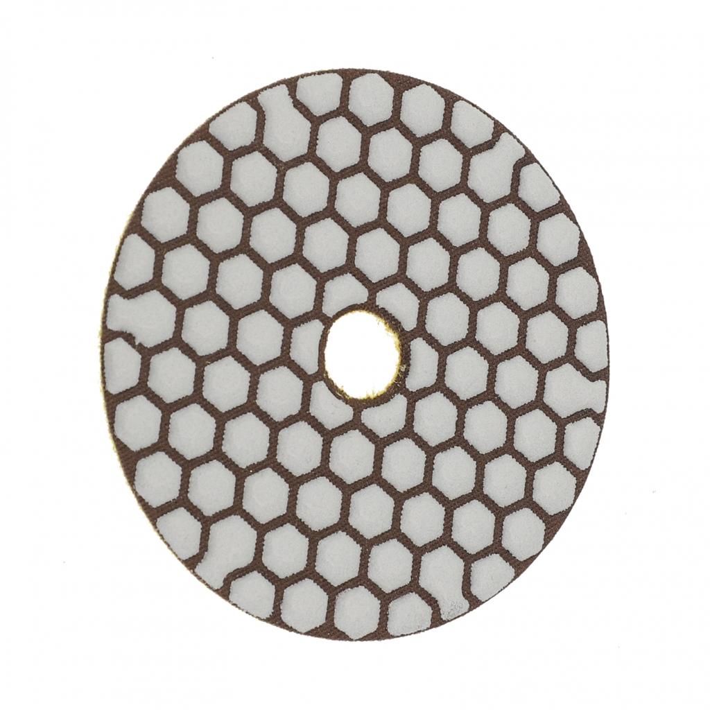 4-дюймовый алмазный полировальный диск для сухой полировки, гибкий шлифовальный диск для гранита, мрамора