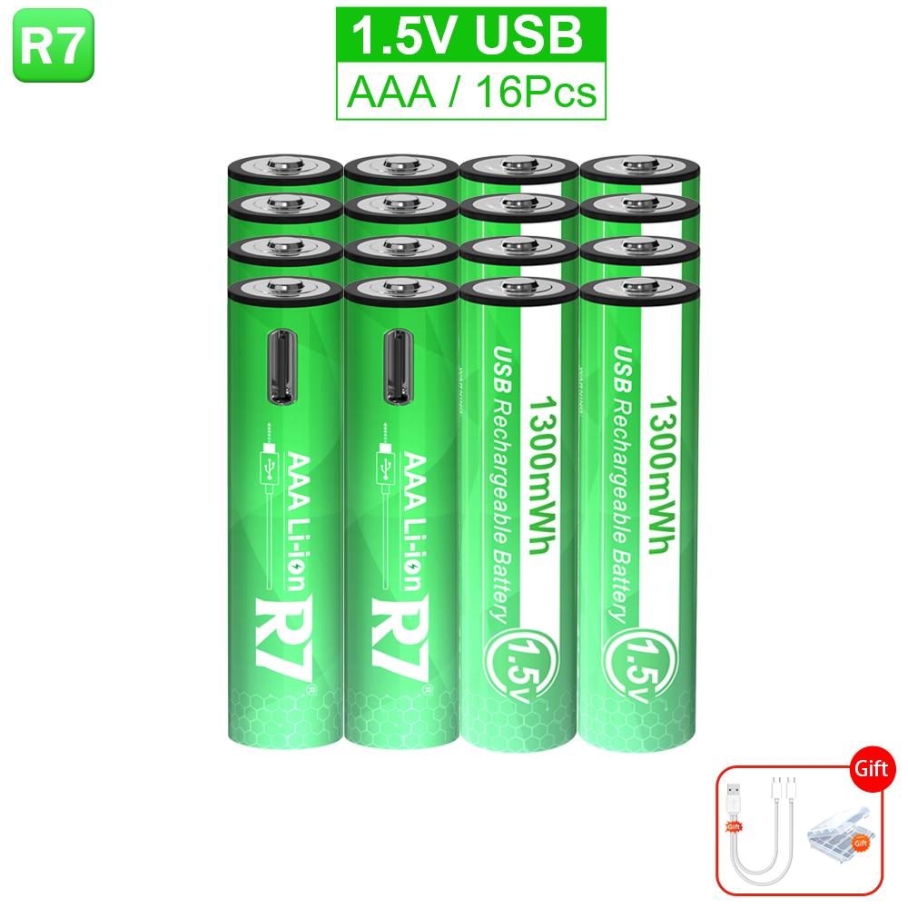 1,5 В AAA литий-ионная аккумуляторная батарея AAA 3A USB зарядка литиевых батарей с USB-кабелем для пульта дистанционного управления мышками-игрушками