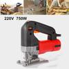 750W Electric Jig Saw Variable Speed Woodworking Curve Saws with Cutting Blade