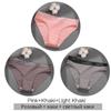 FINETOO 3Pcs/Set Women's Underwear Cotton Panties Sexy Knickers Female Underpants Solid Color Briefs Intimates Women Lingerie M-2XL