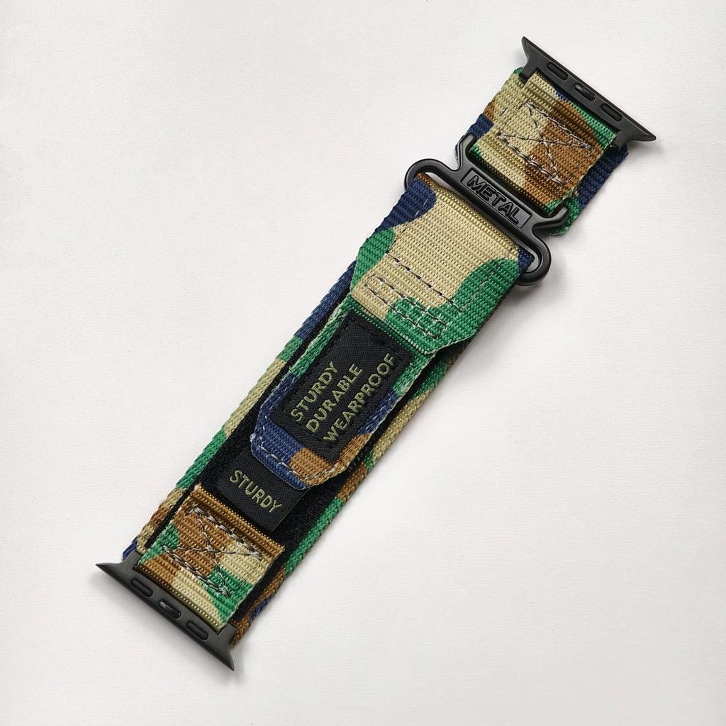 НОВЫЙ спортивный нейлоновый ремешок для Apple Watch Band Ultra 2 49 мм 46 мм 42 мм 45/44/41 мм 40 мм браслет для Iwatch Series 10 9 8 7 6 SE 5 4