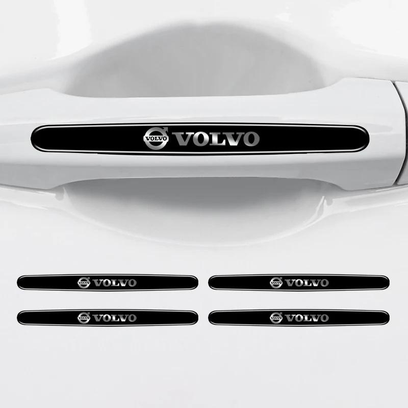 AABBJ1 8Pcs Car Door Handle Bowl Anti-scratch Sticker for Volvo XC40 XC60 XC90 S60 S90 V50 V70 Auto Door Protector Exterior Accessories