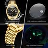 OLEVS 6747 Mens Watch Original Automatic Mechanical Watch Diamond Bezel Date Week Watches For Man Luxury Gifts Box High Quality