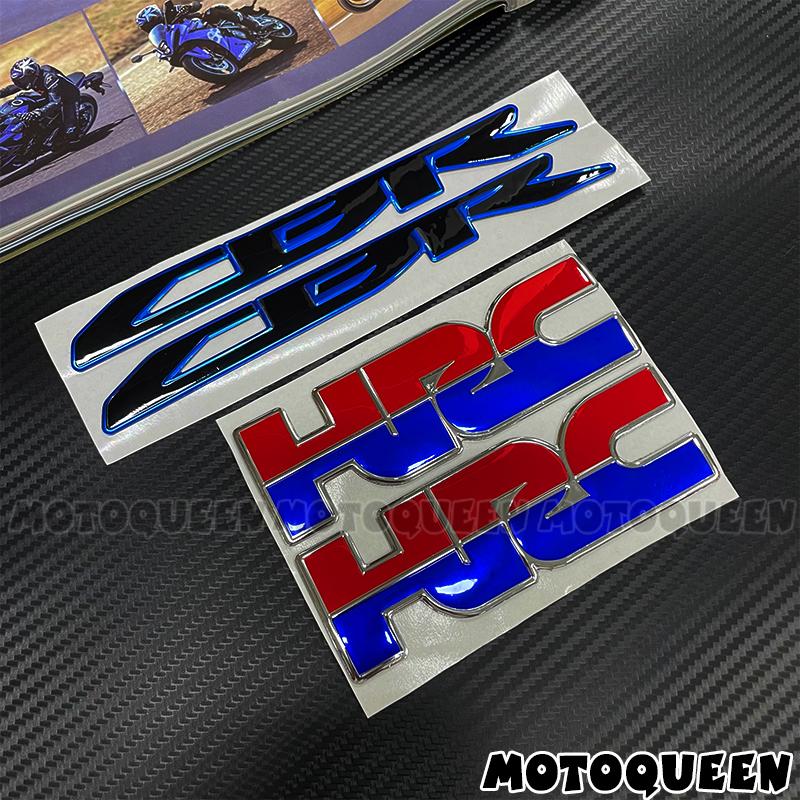 MPC4 For Honda HRC CBR 250R 500R 650R 600 F2 F3 F4 F5 1000 RR Motorcycle Fairing 3D Label Emblem Logo Fuel Tank Pad Decals Stickers