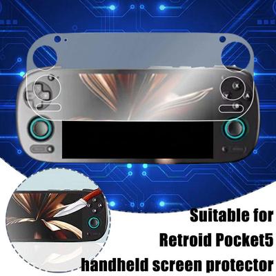 Защитная пленка для экрана для игровой консоли Retroid Pocket5/5Pro, защитная, против отпечатков пальцев, адаптированная пленка V1C6