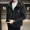 Куртка с капюшоном мужская осенняя новая модная молодежная куртка тонкая осенняя одежда
