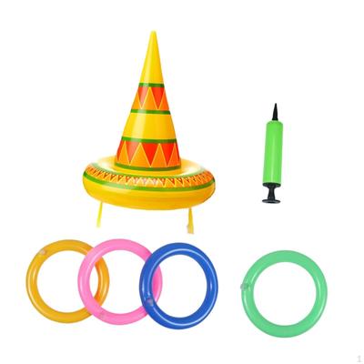 Надувная игра «Бросание шляпы» для бассейна и игр на заднем дворе