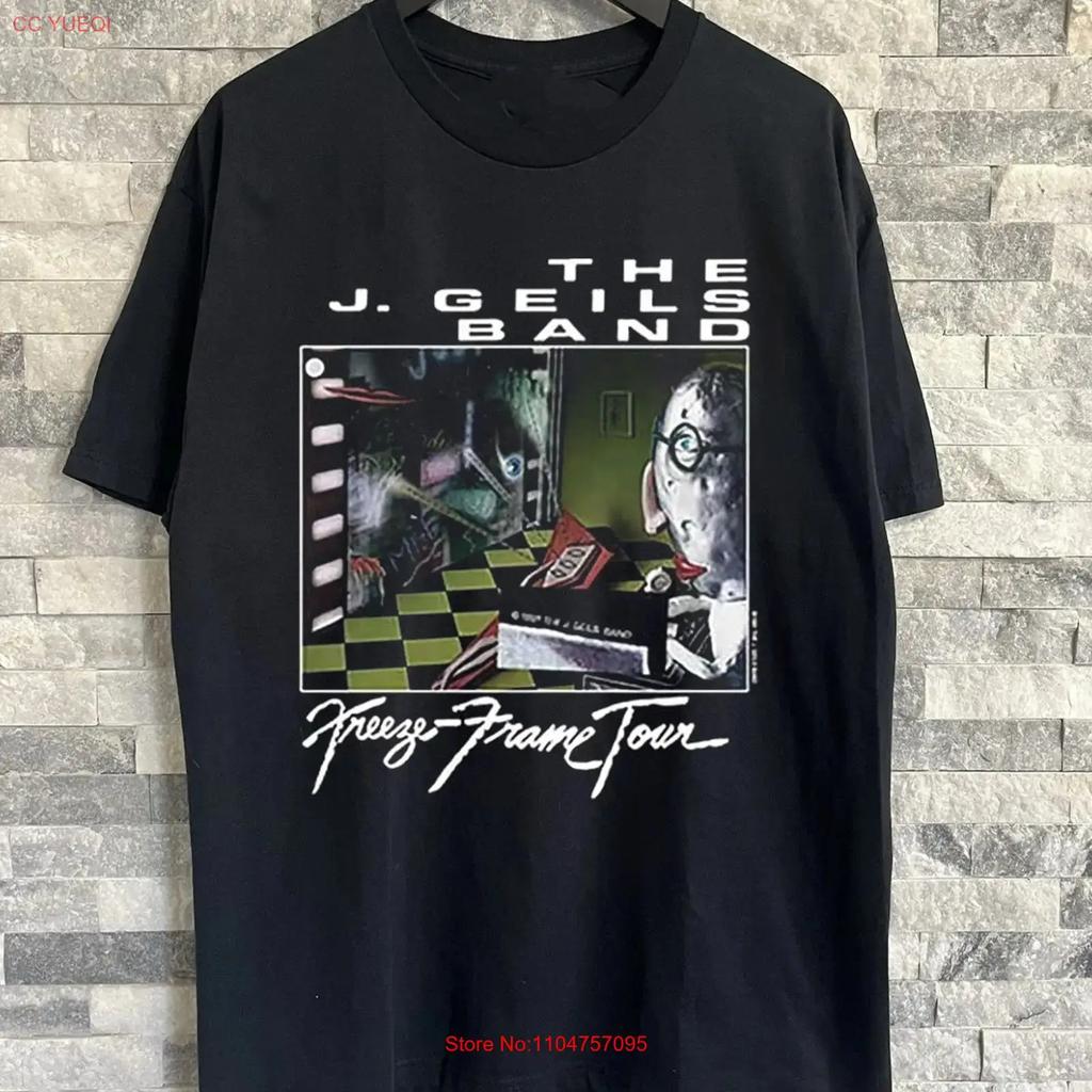 1981 J Geils Band Freeze Frame Concert Tour T Shirt Size S 5xl Vintage Unisex Stylish Casual Versatile Homme Fashion