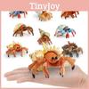Игрушка-симулятор морского животного из ПВХ, скульптура рака-отшельника для детей, обучающая и декоративная коллекция