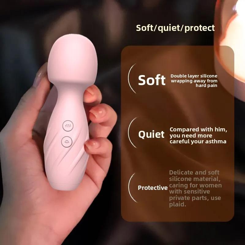 Новый 2в1 AV Вибратор-волшебная палочка 10 режимов вибрации Дилдо Сосание Соска Клитор Массажер Точка G Мастурбация Секс-игрушки для женщин