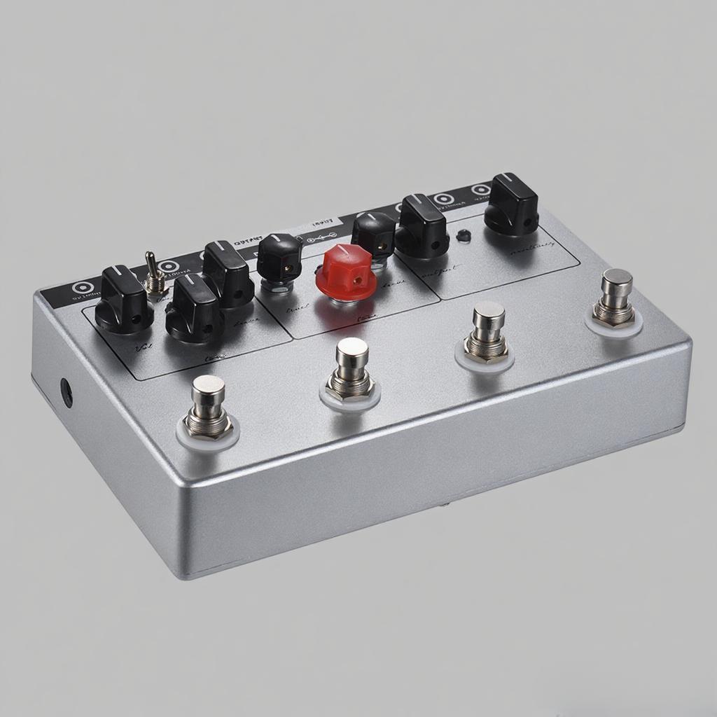 Electric Guitar Combined Effect 3 Effects Compressor + Tube Overdrive + Ultimate Overdrive + 8 Isolated DC 9V Power Supply Outputs