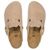 Birkenstock Женские бежевые шлепанцы Boston с закрытым носком и пенопластовой подошвой 1030883