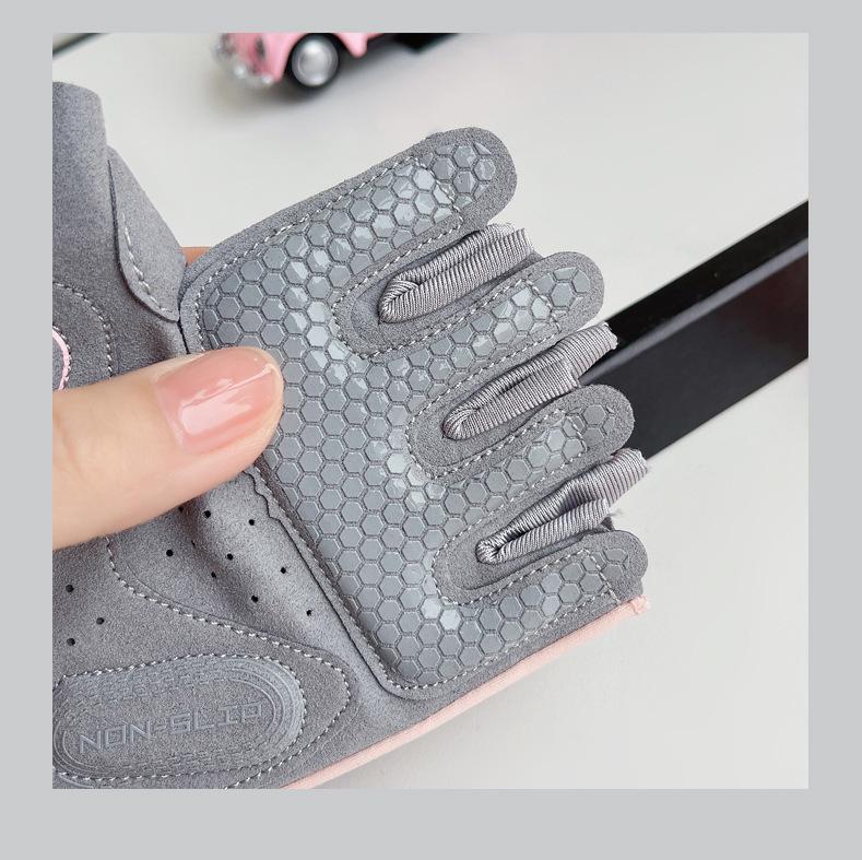 New Unisex Fitness Gloves: Outdoor Cycling, Half-Finger, Wear-Resistant, Non-Slip, Shock-Absorbing, Palm Protection, Breathable