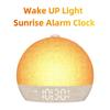 Wake Up Light Dimmable Night Light White Noise Sound Machine with 30 Soothing Sounds Sunrise Alarm Clock for Heavy Sleepers Gift