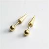 Gothic Women Spike Cone Tip Men Piercing Earrings Ear Stud Titanium Steel Fashion Jewelry
