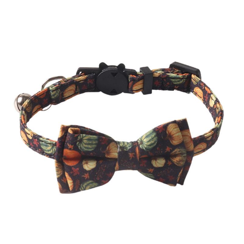 Очаровательный новый ошейник для питомца из осенней серии с кленовыми листьями и тыквами, треугольный шарф и дизайн с подсолнухом