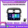 9-дюймовый Android Carplay для Toyota Corolla E140/150 2006-2013, автомобильный радиоприемник, мультимедийный видеоплеер, GPS-навигация, WIFI, 2 + 32 ГБ