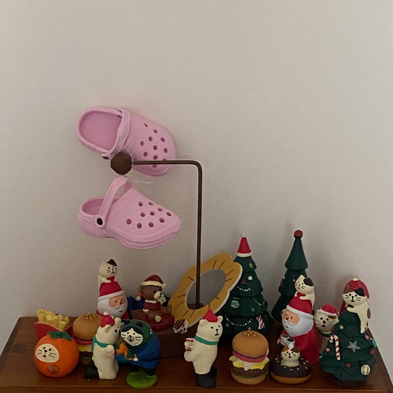 Funny Mini Mini Hole Shoes Pendant Pet Shoes Childen of Heaver Couple Keychain Cute Hang Decorations DIY Accessories