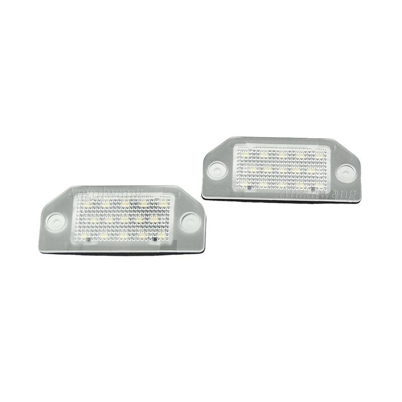 3B0943021 Автозапчасти Для VW PASSAT B5 1996 1997 1998 1999 2000 2001 Автоаксессуары 2 шт. Светодиодный фонарь подсветки номерного знака